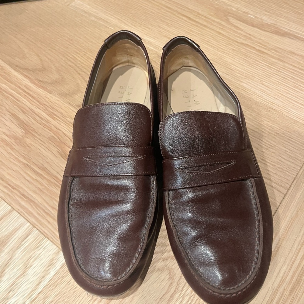 Classic Brown Leather Women's Loafers Hamie Haller